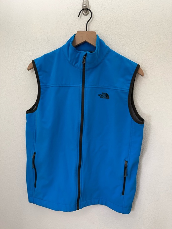 The North Face Other - The North Face Athens Blue Troglo Vest Soft Shelled Lined Full Zip Medium